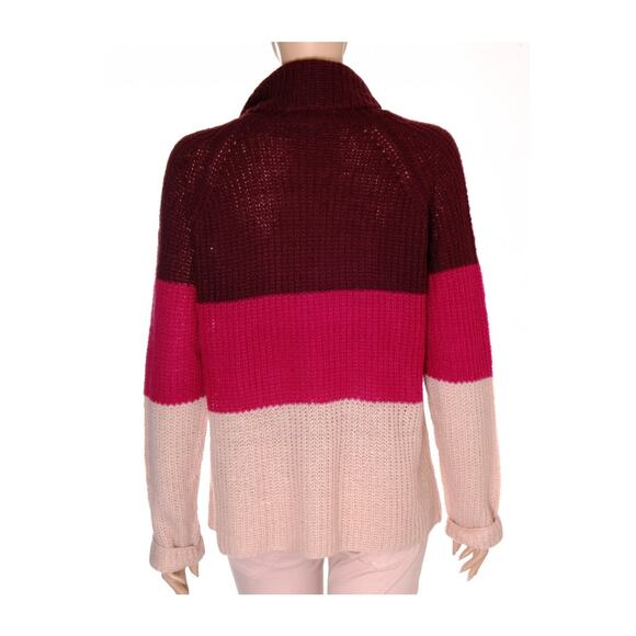 Brave Soul London Turtleneck Colorblock Sweater | Medium - Picture 2 of 10